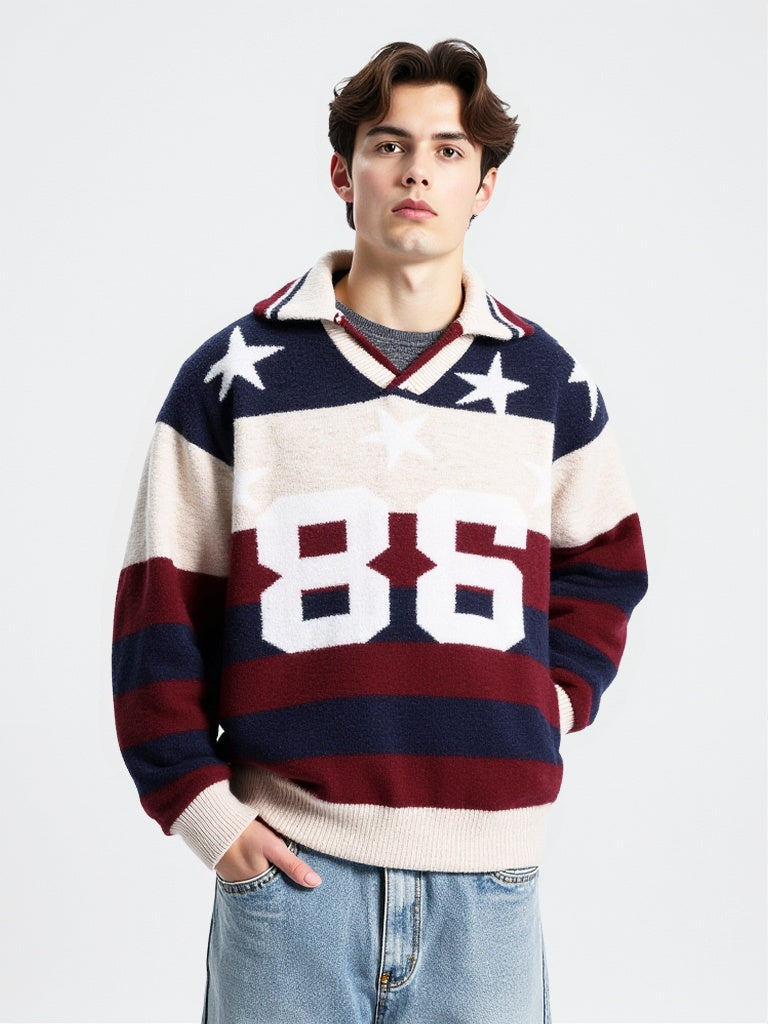 JERSEY RETRO STRIPES & STARS – EDICIÓN LIMITADA NAVIDAD
