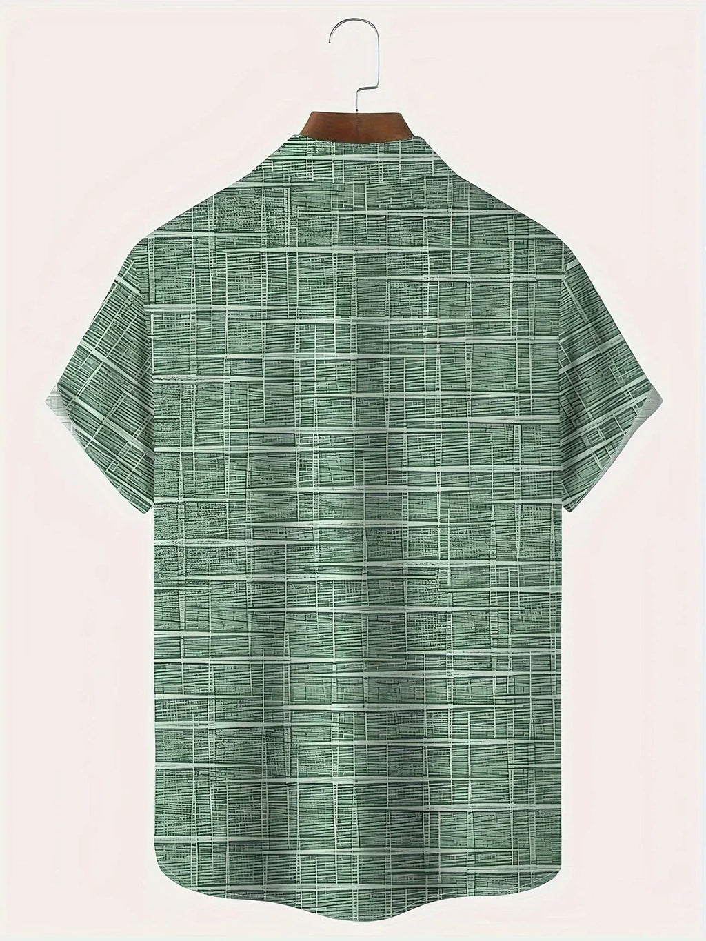 Camisa Elegante de Rayas y Cuadros