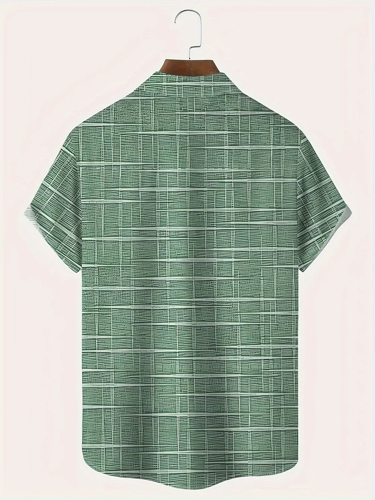 Camisa Elegante de Rayas y Cuadros