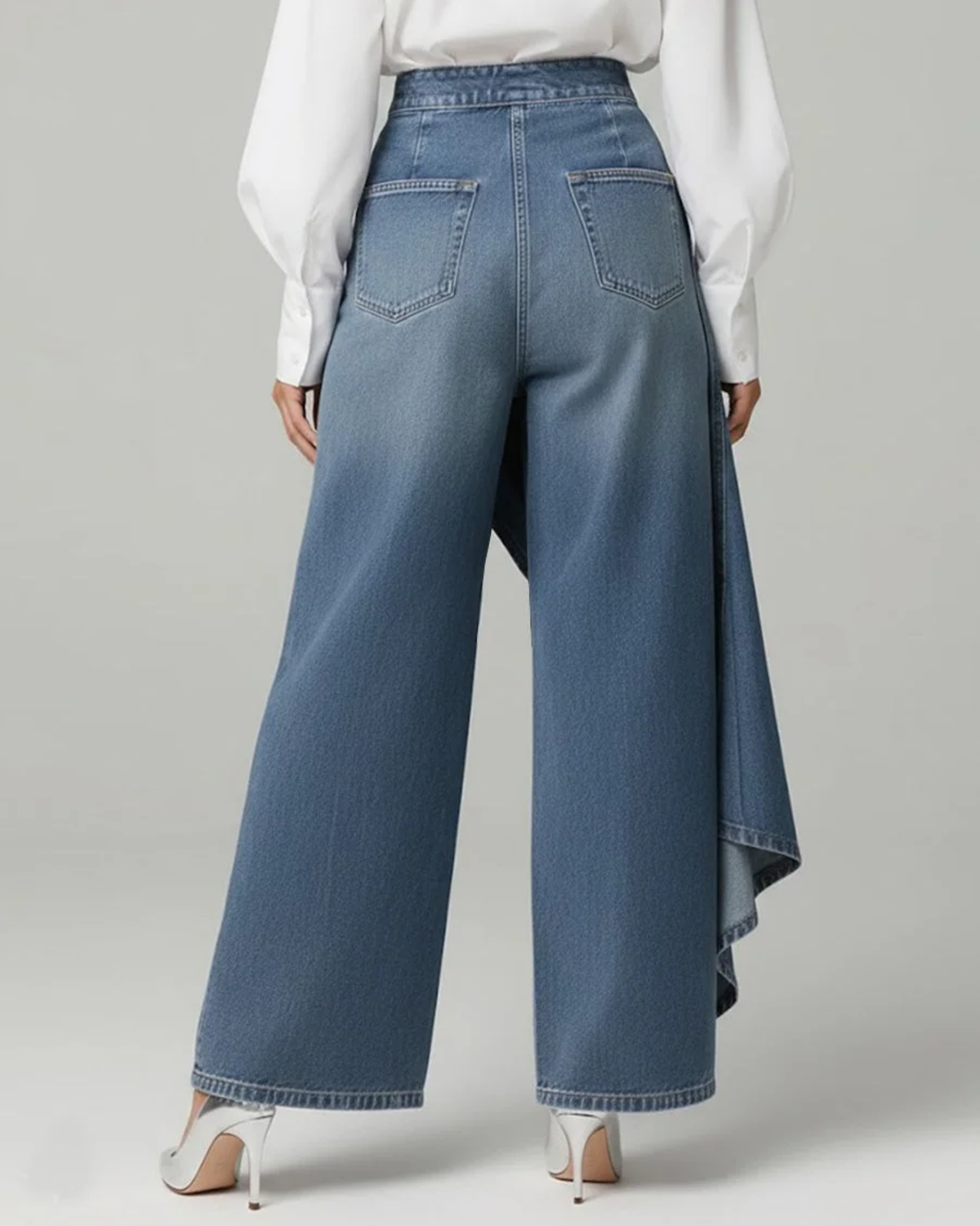 Audrey | Pantalón vaquero cruzado
