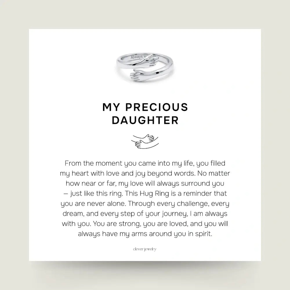Mi preciosa hija - Anillo de abrazo