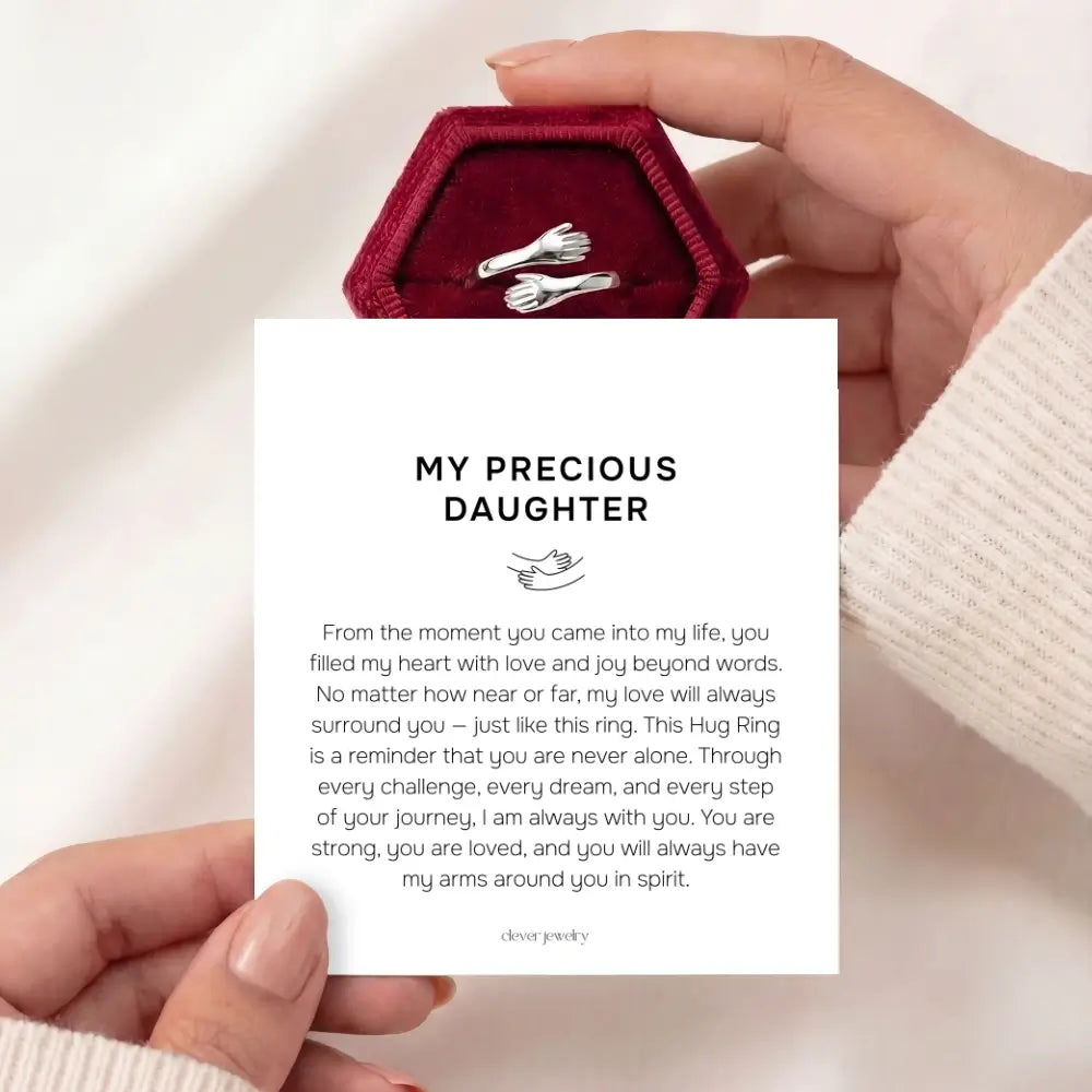 Mi preciosa hija - Anillo de abrazo