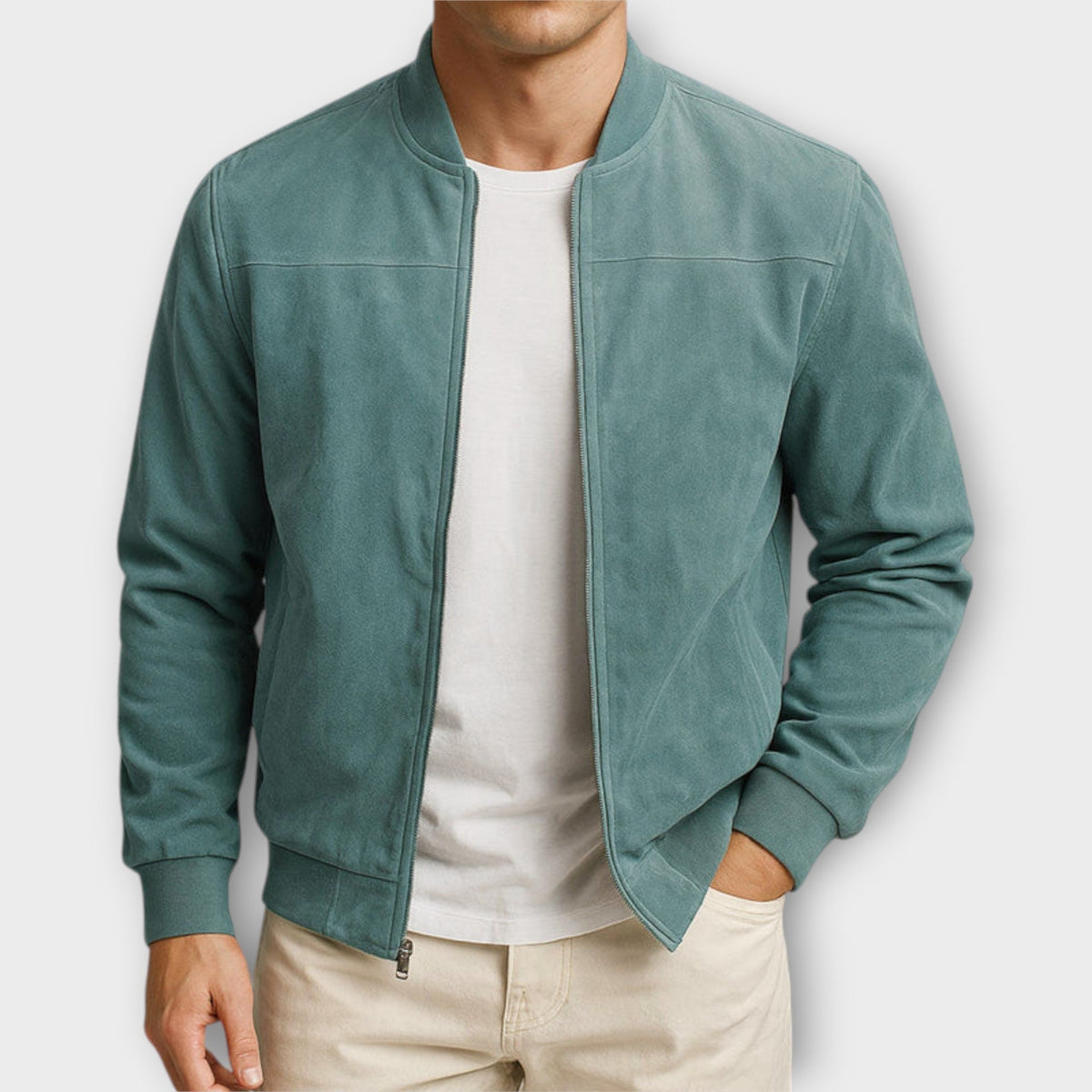 Pablo | Chaqueta de ante sintético para hombre