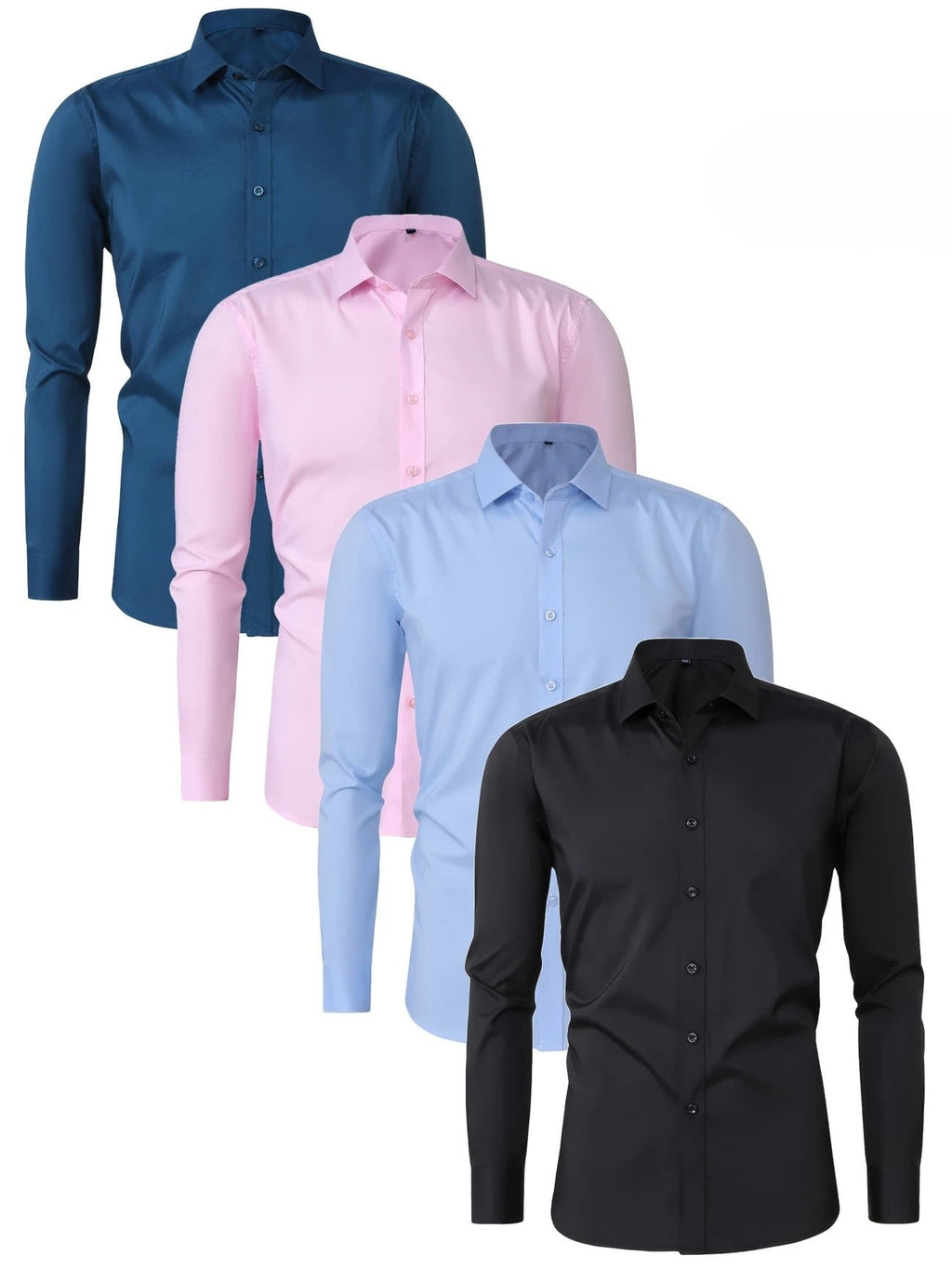 Camisa Elegante de Manga Larga con Botones