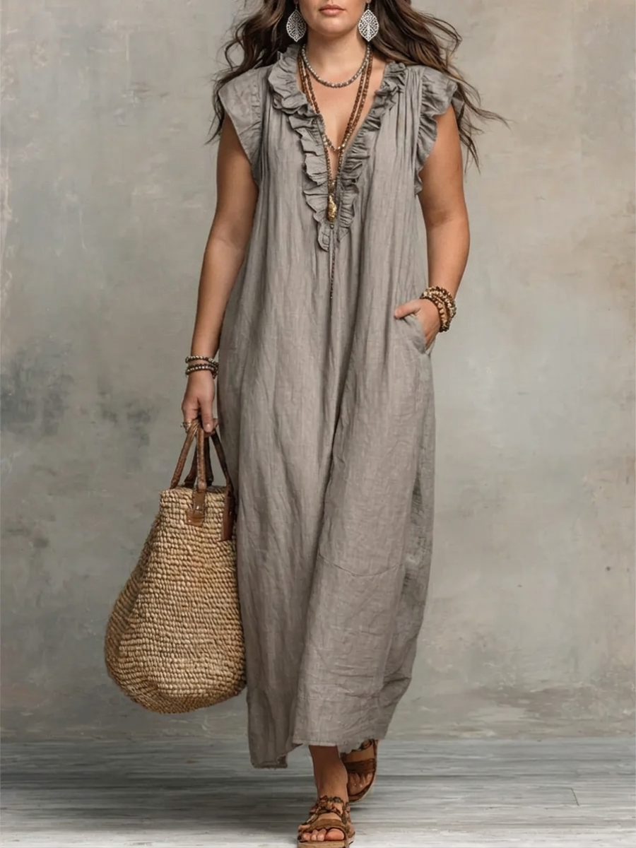 Cecilia | Vestido Maxi Elegante de Verano