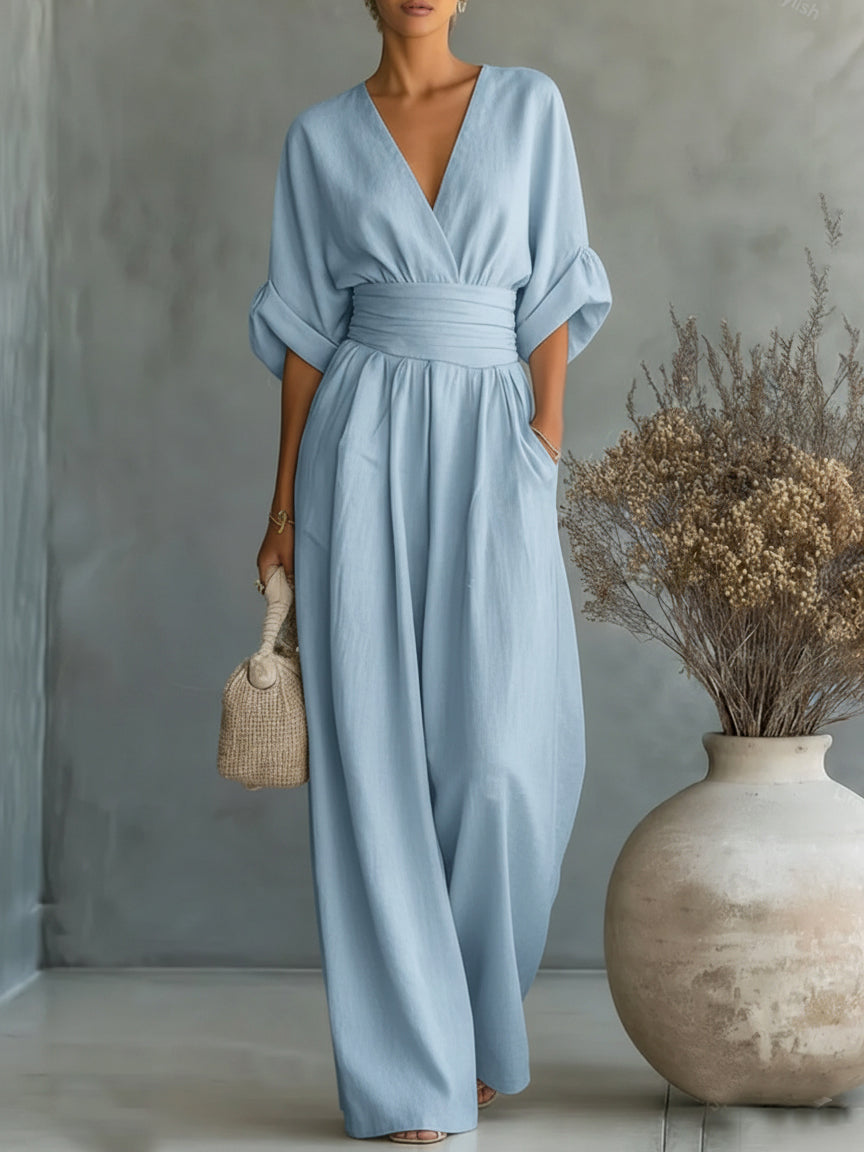 Sienna | Mono esencial con escote en V