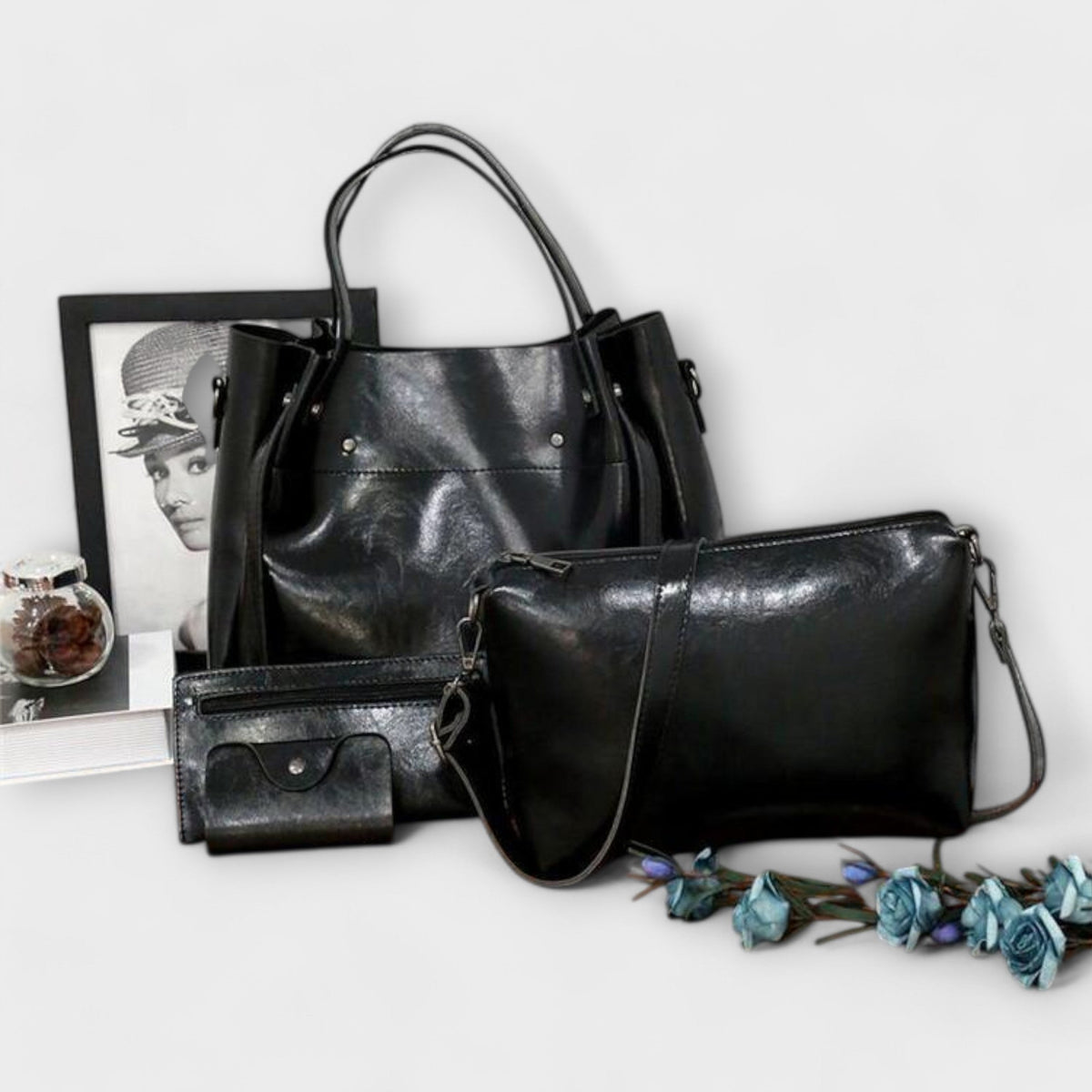 Azura | Conjunto Vintage de 4 Bolsos