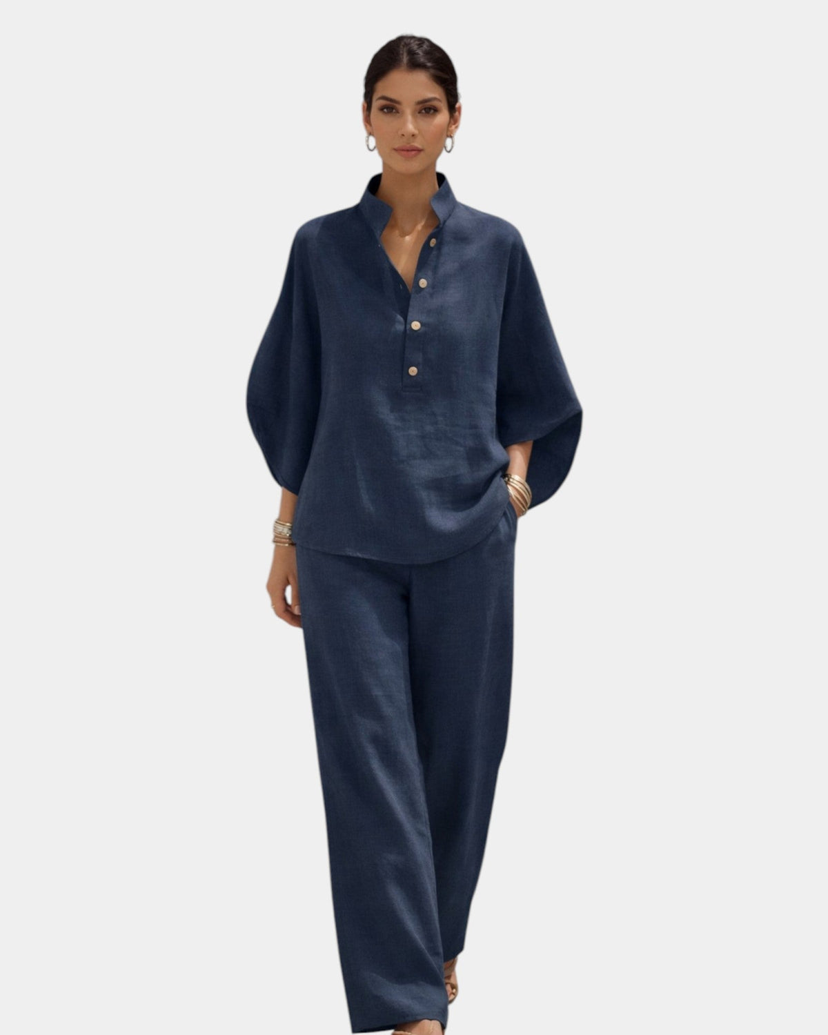 Brune | Conjunto de algodón de dos piezas