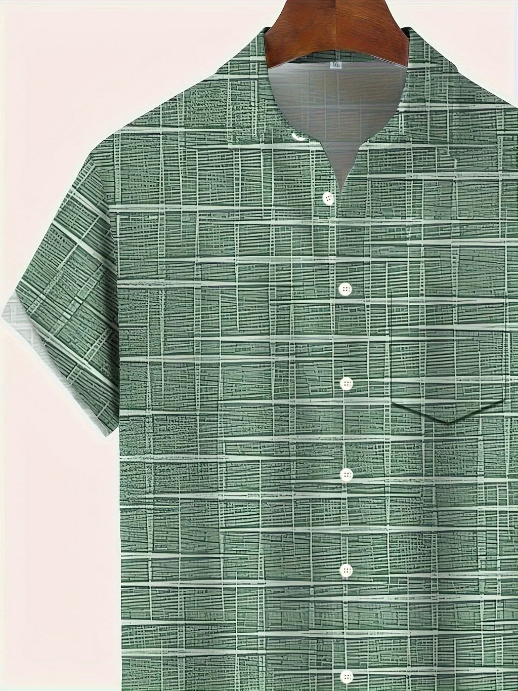 Camisa Elegante de Rayas y Cuadros