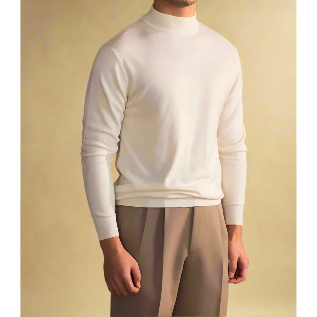 JERSEY DE CUELLO ALTO DE CACHEMIRA