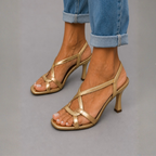 Soleil™ | Sandalias Doradas Encanto Veraniego