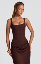 Helena | Vestido silueta reloj de arena
