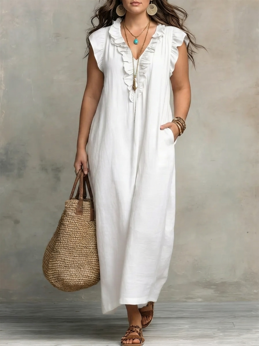 Cecilia | Vestido Maxi Elegante de Verano