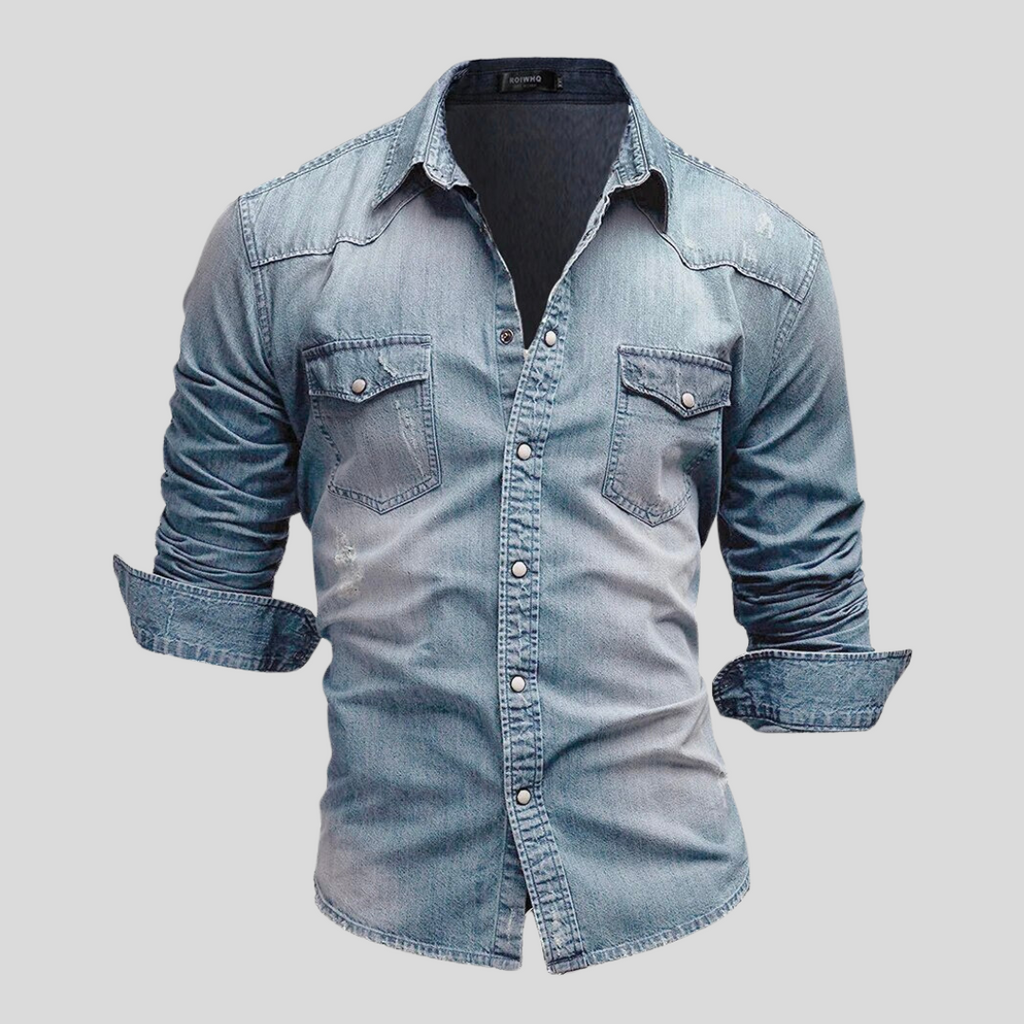 Camisa Vaquera de Estilo Moderno
