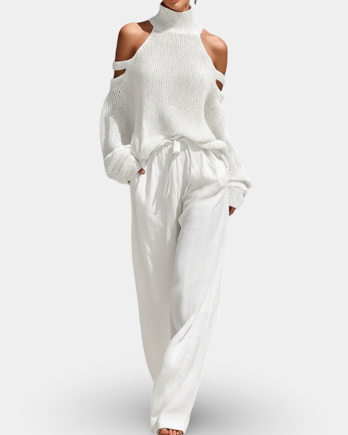 Camile | Conjunto moderno de punto y pantalón