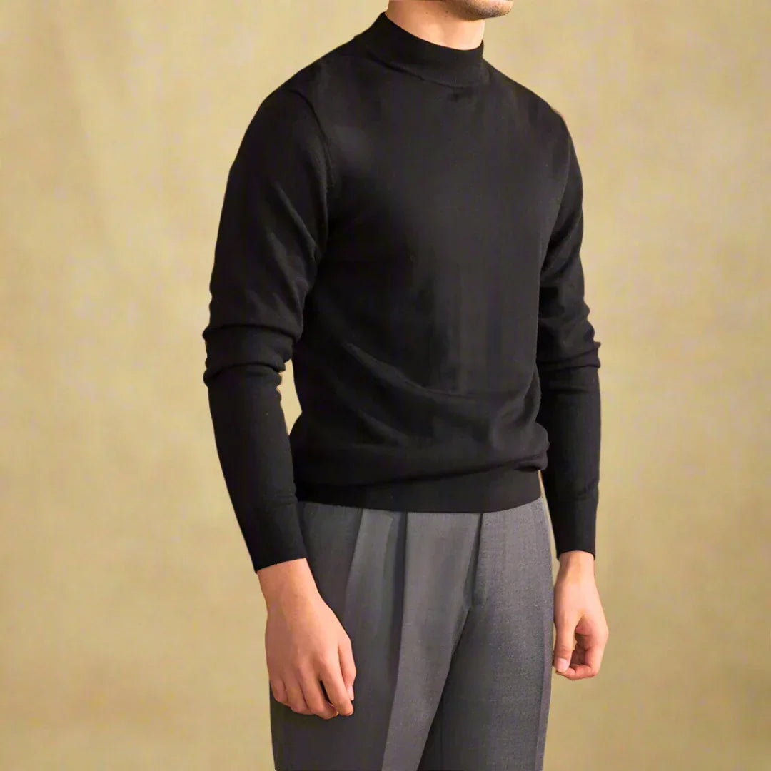 JERSEY DE CUELLO ALTO DE CACHEMIRA