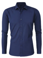 Camisa Elegante de Manga Larga con Botones