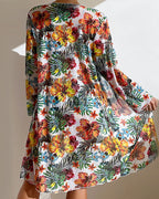 Glenda - Bikini con falda de flores