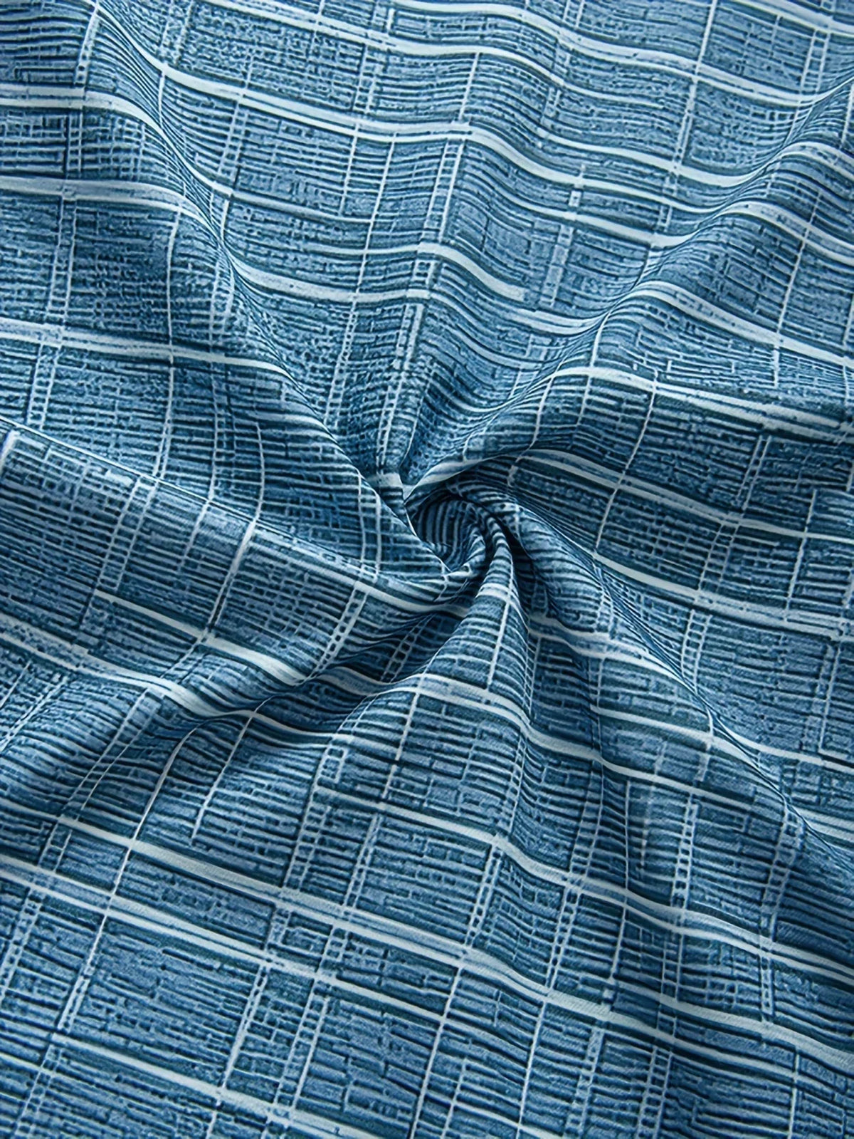 Camisa Elegante de Rayas y Cuadros