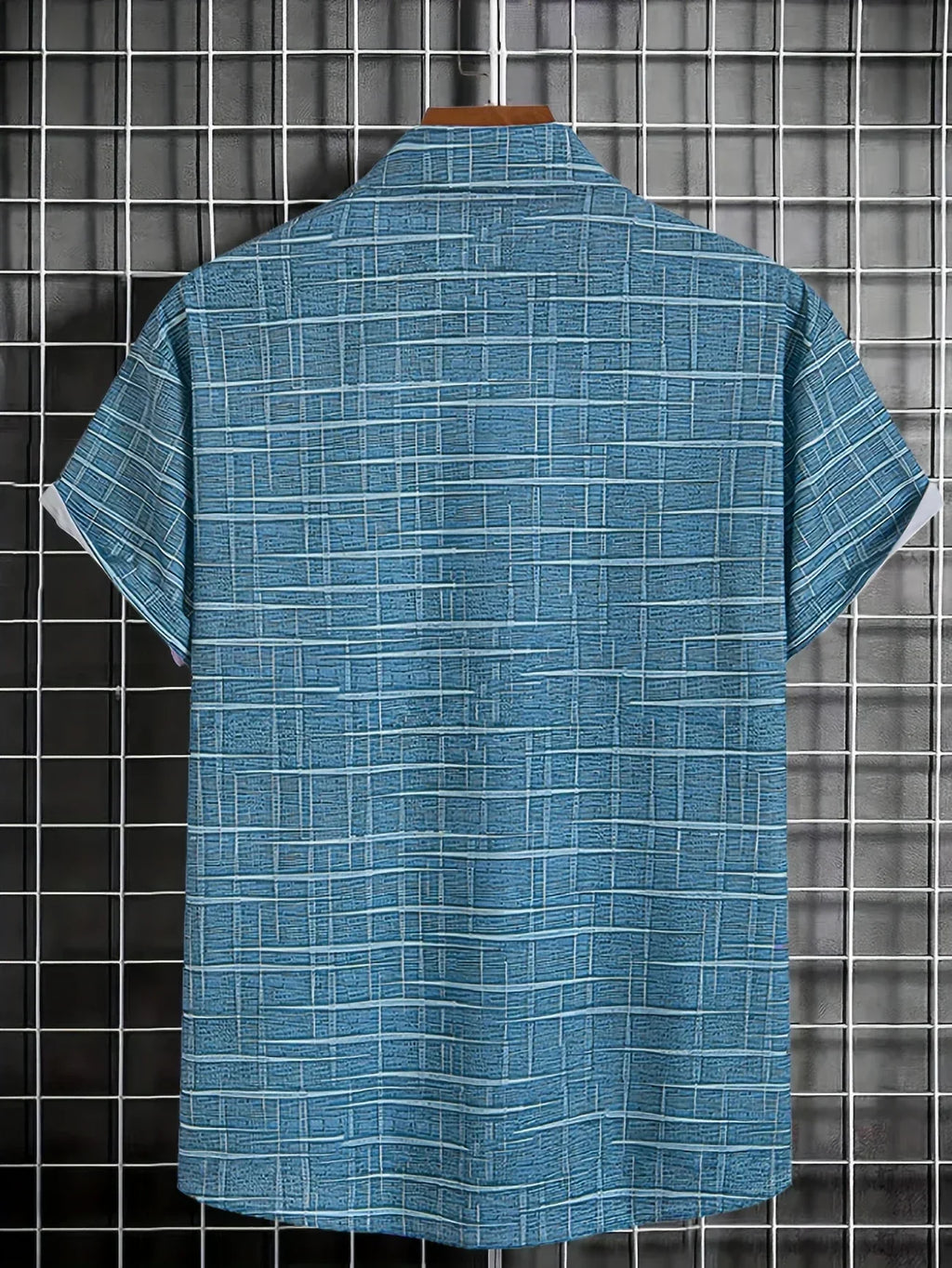 Camisa Elegante de Rayas y Cuadros