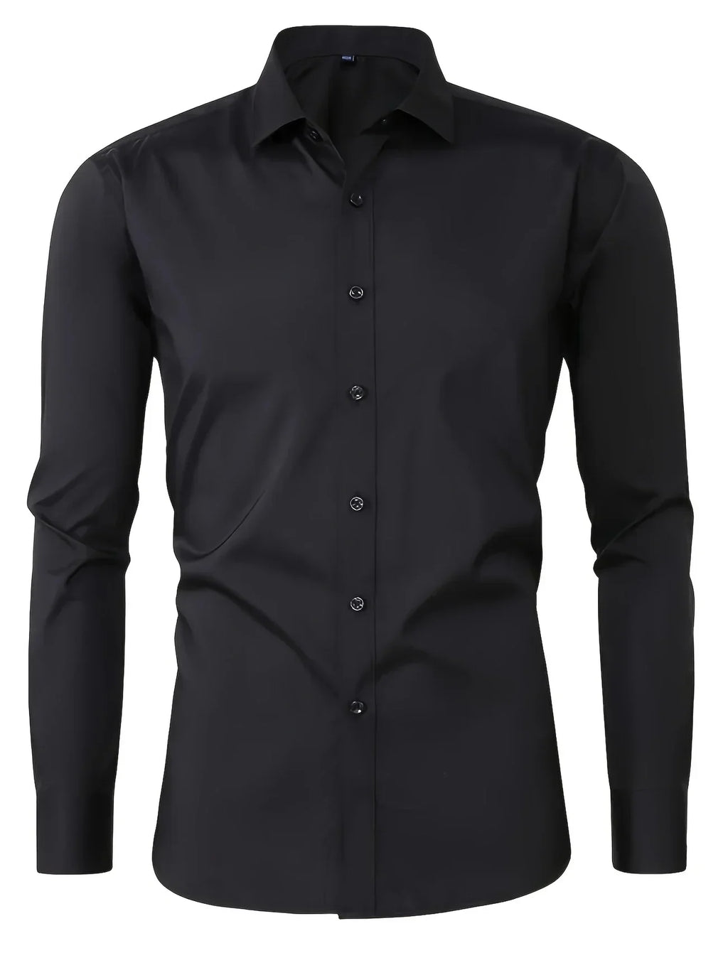 Camisa Elegante de Manga Larga con Botones