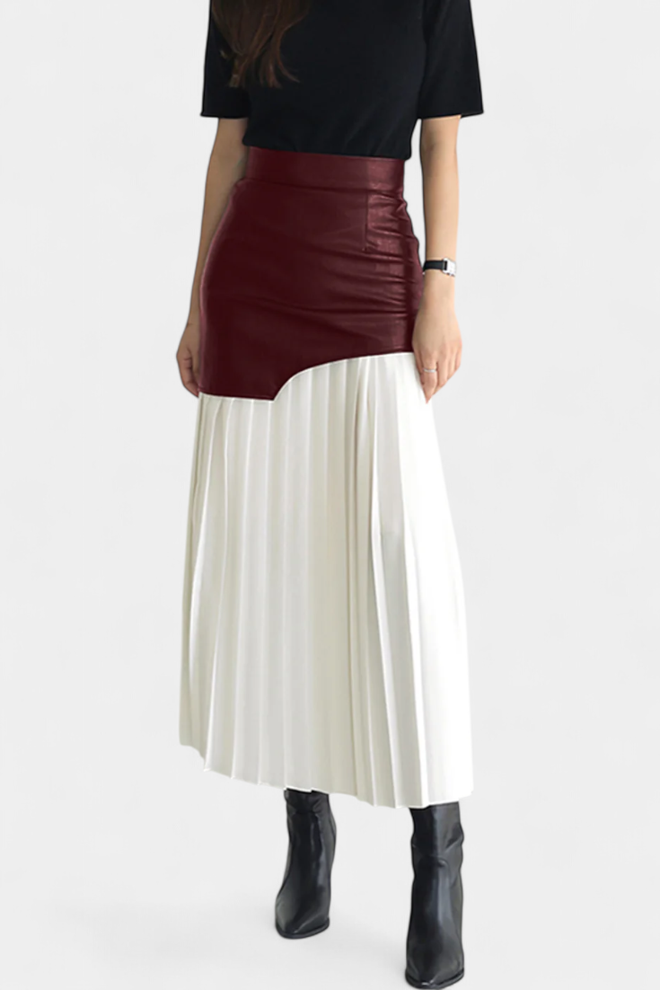 FALDA MAXI ASIMÉTRICA