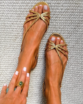 Camille™ | Sandalias Doradas Elegancia Veraniega