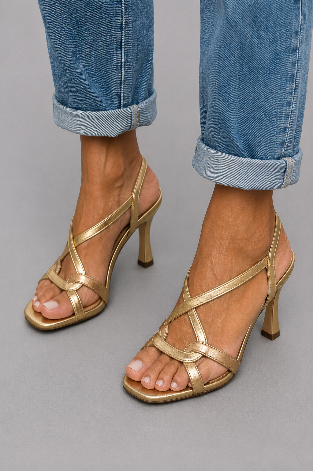 Soleil™ | Sandalias Doradas Encanto Veraniego