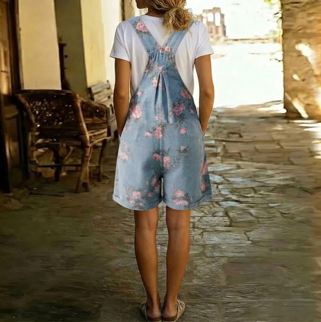 Judy | Mono vaquero floral lavado vintage