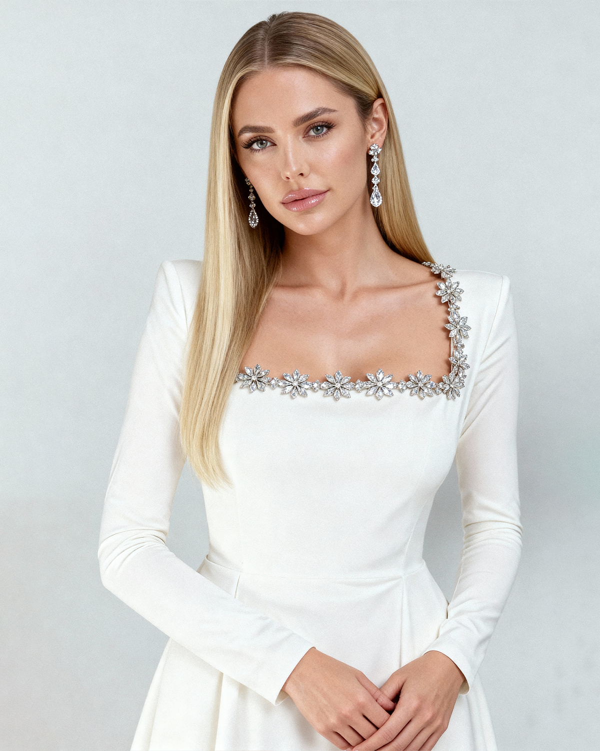 Celeste | Vestido cristal