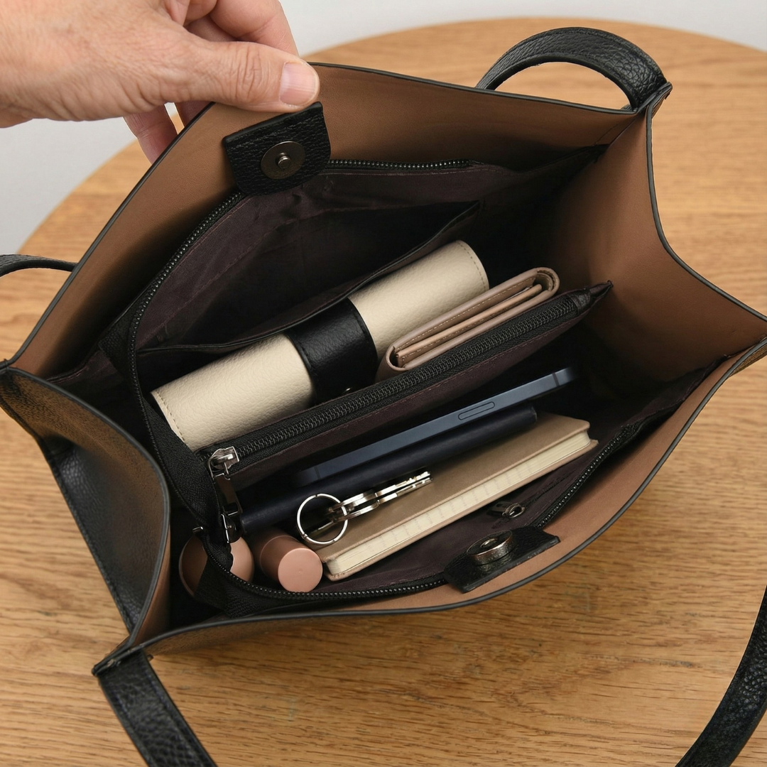 Elena™ | Elegante Bolso Bandolera de Cuero