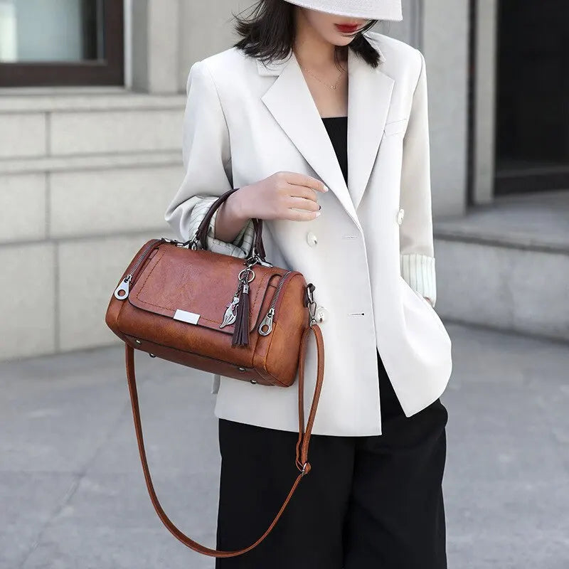Julie™ | Bolso de Cuero Texturizado