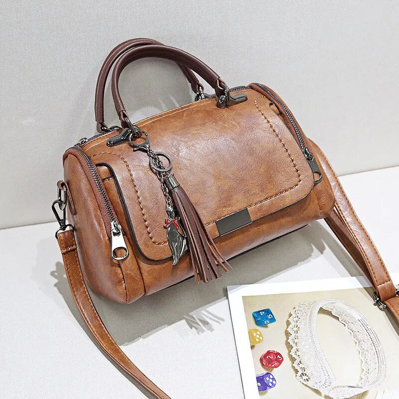 Julie™ | Bolso de Cuero Texturizado