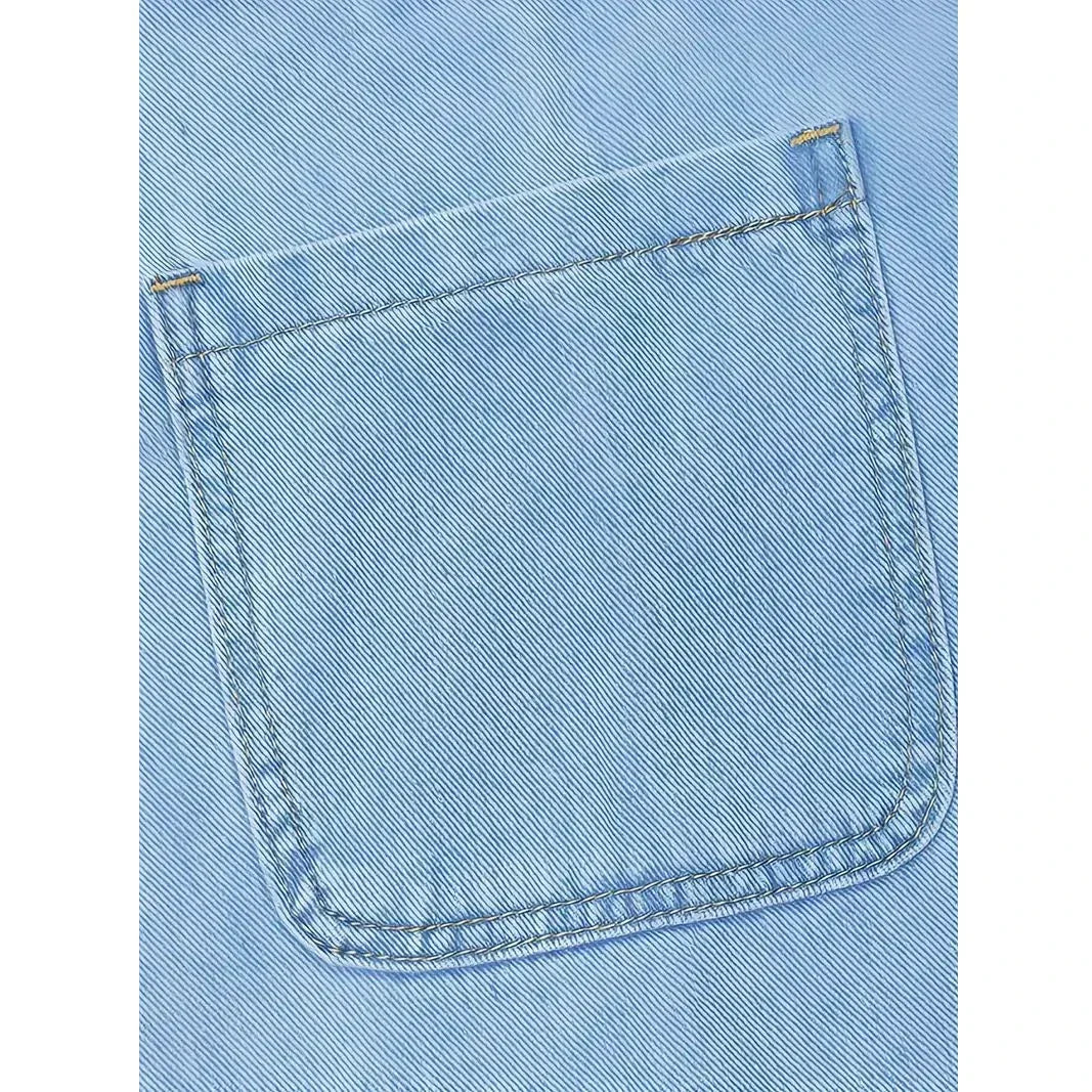 Saylor | Vestido relajado efecto vaquero