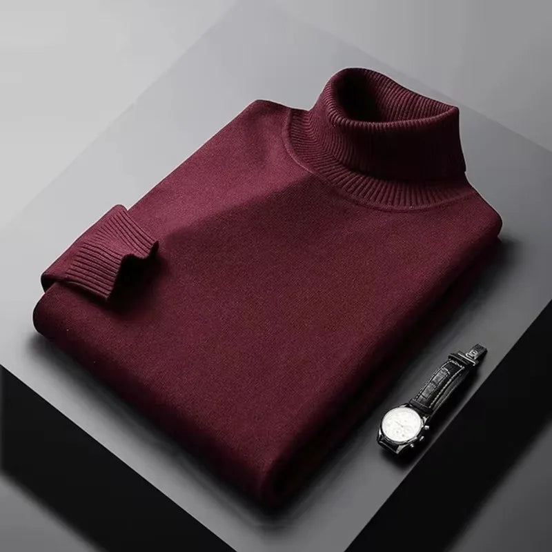JERSEY DE CUELLO ALTO DE CACHEMIRA