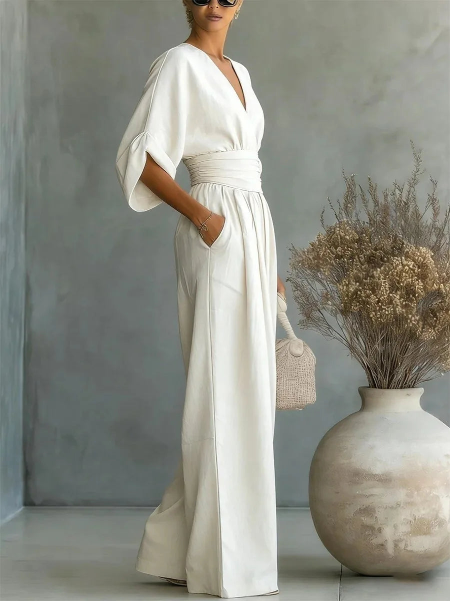 Sienna | Mono esencial con escote en V
