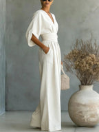 Sienna | Mono esencial con escote en V