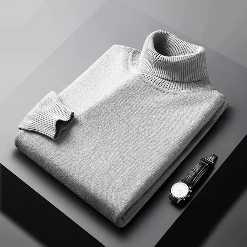 JERSEY DE CUELLO ALTO DE CACHEMIRA