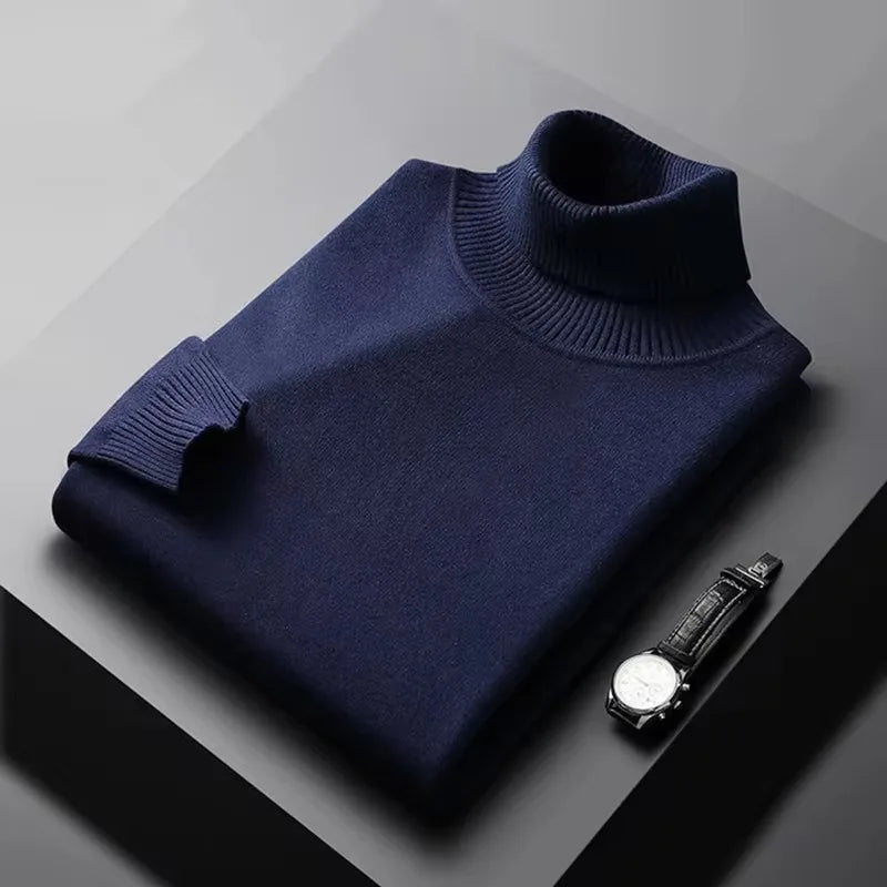 JERSEY DE CUELLO ALTO DE CACHEMIRA