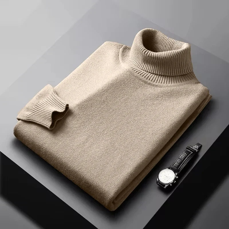 JERSEY DE CUELLO ALTO DE CACHEMIRA