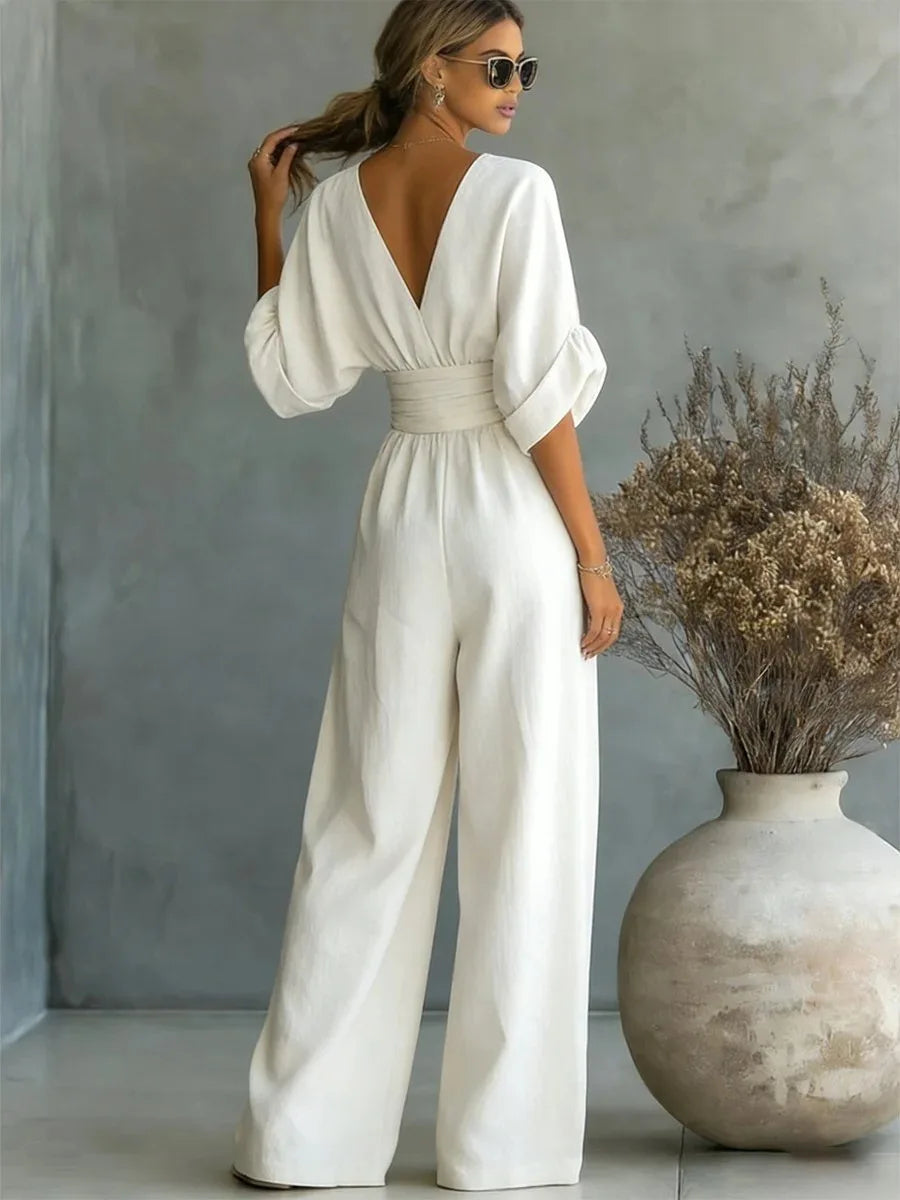 Sienna | Mono esencial con escote en V