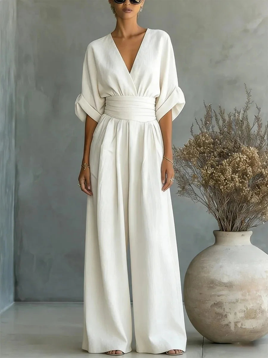 Sienna | Mono esencial con escote en V