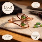 Vera | Pulsera de Cobre con Ópalo