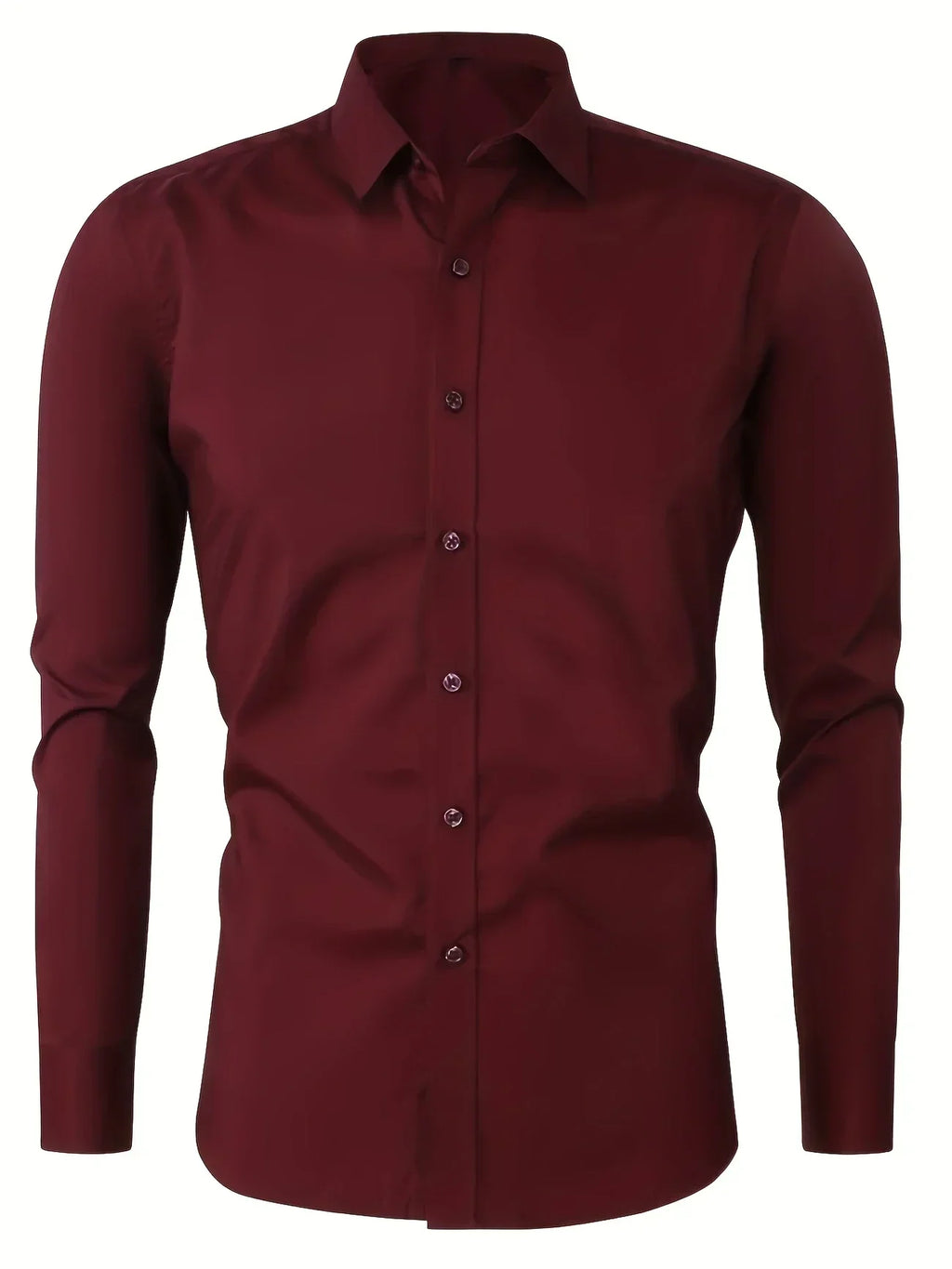 Camisa Elegante de Manga Larga con Botones