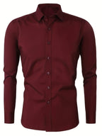 Camisa Elegante de Manga Larga con Botones