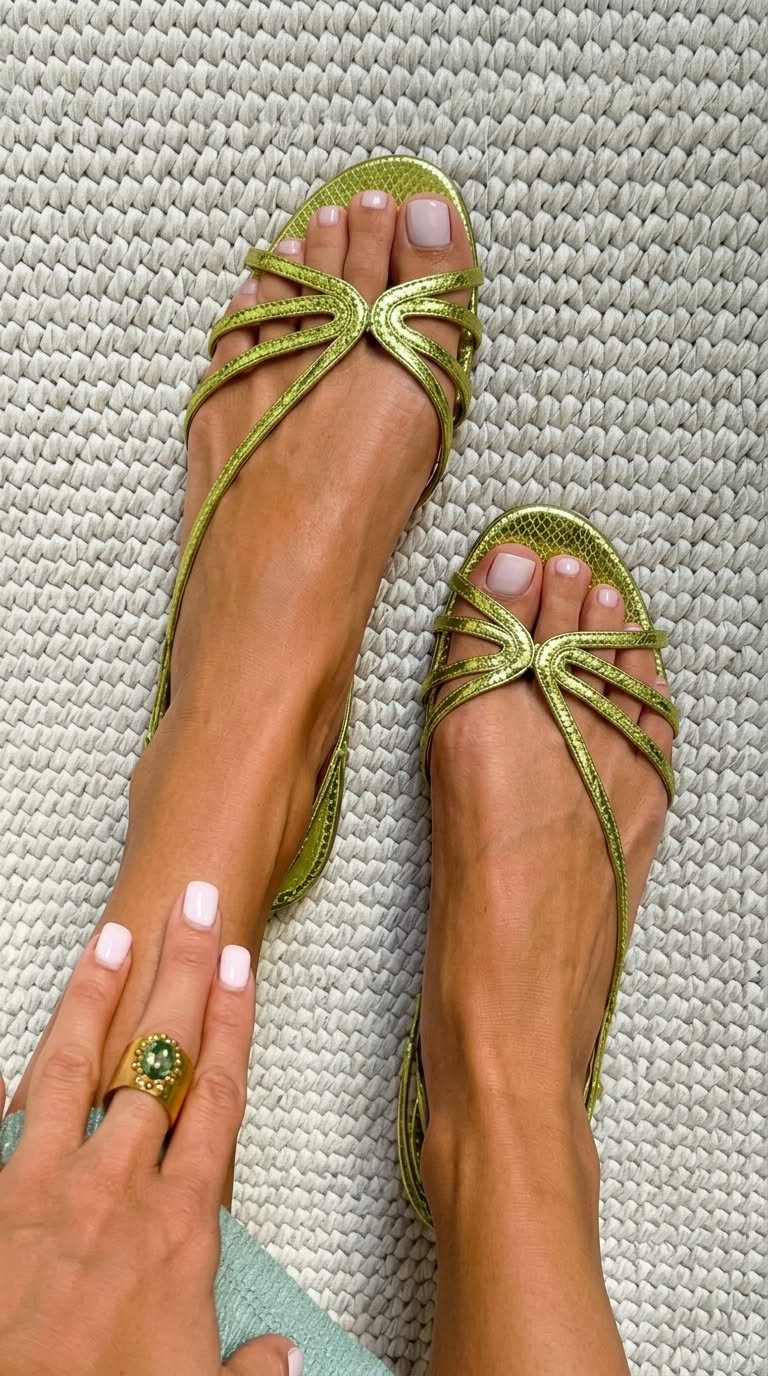 Camille™ | Sandalias Doradas Elegancia Veraniega