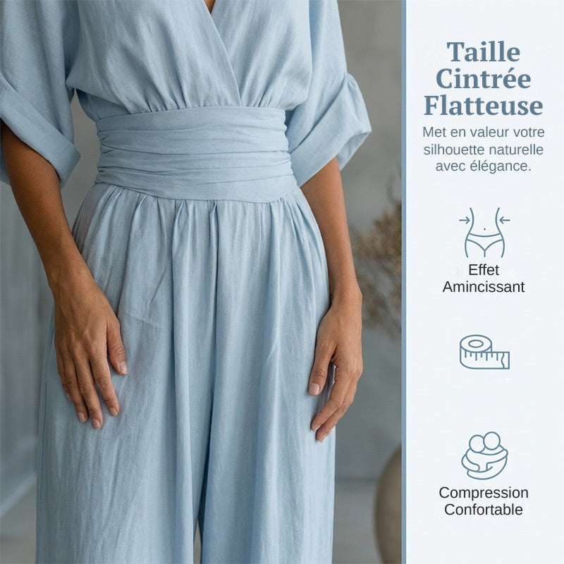 Margot | Mono de talle alto y pierna ancha