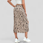 FALDA MIDI ESTAMPADA