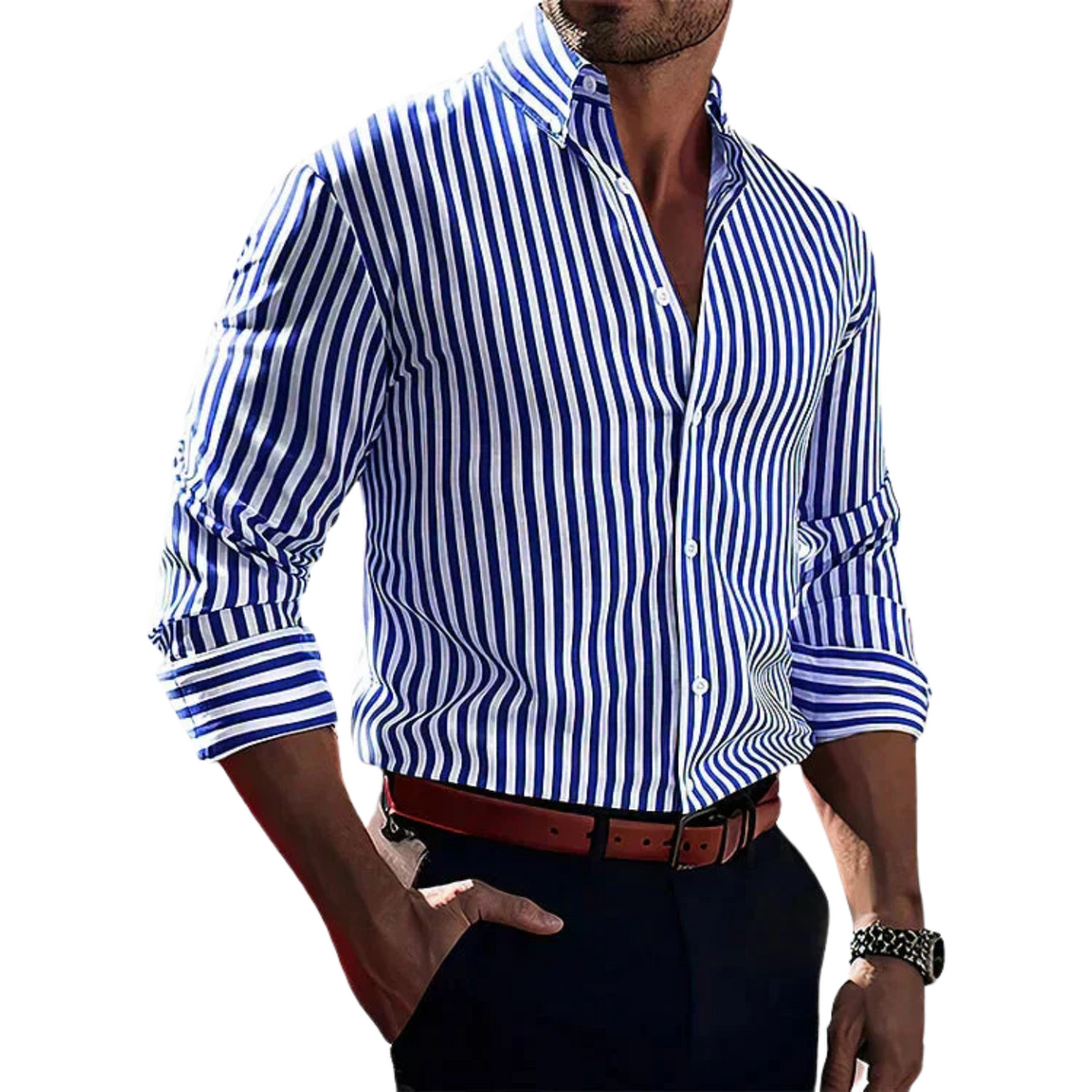 Camisa Confidence de Rayas
