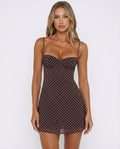 Vestido mini de lunares